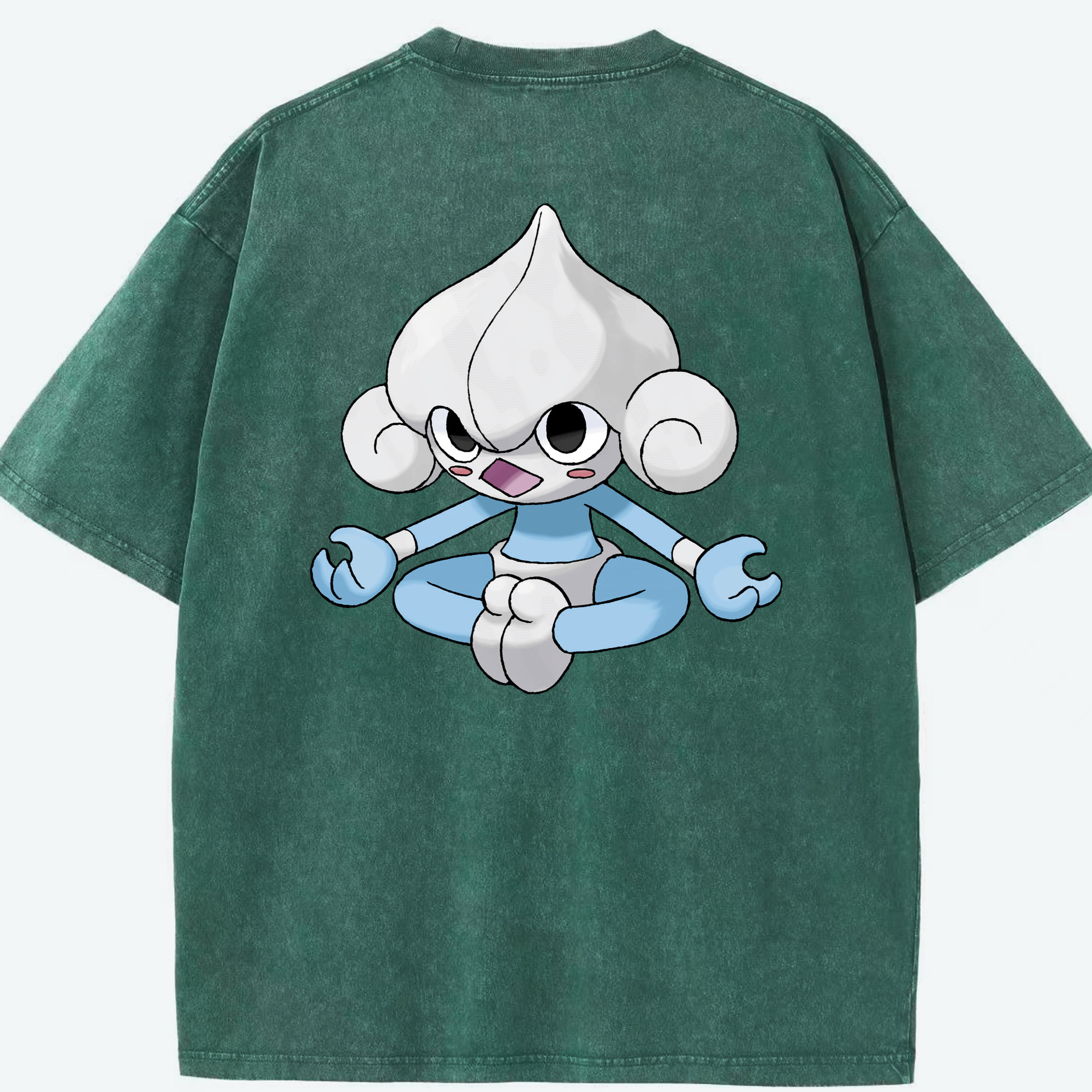 （画像用） ポケットモンスター Pokémon 綿100% ヴィンテージ風 半袖Tシャツ（背面プリント）